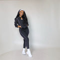 Black & White Motion Jumper Set