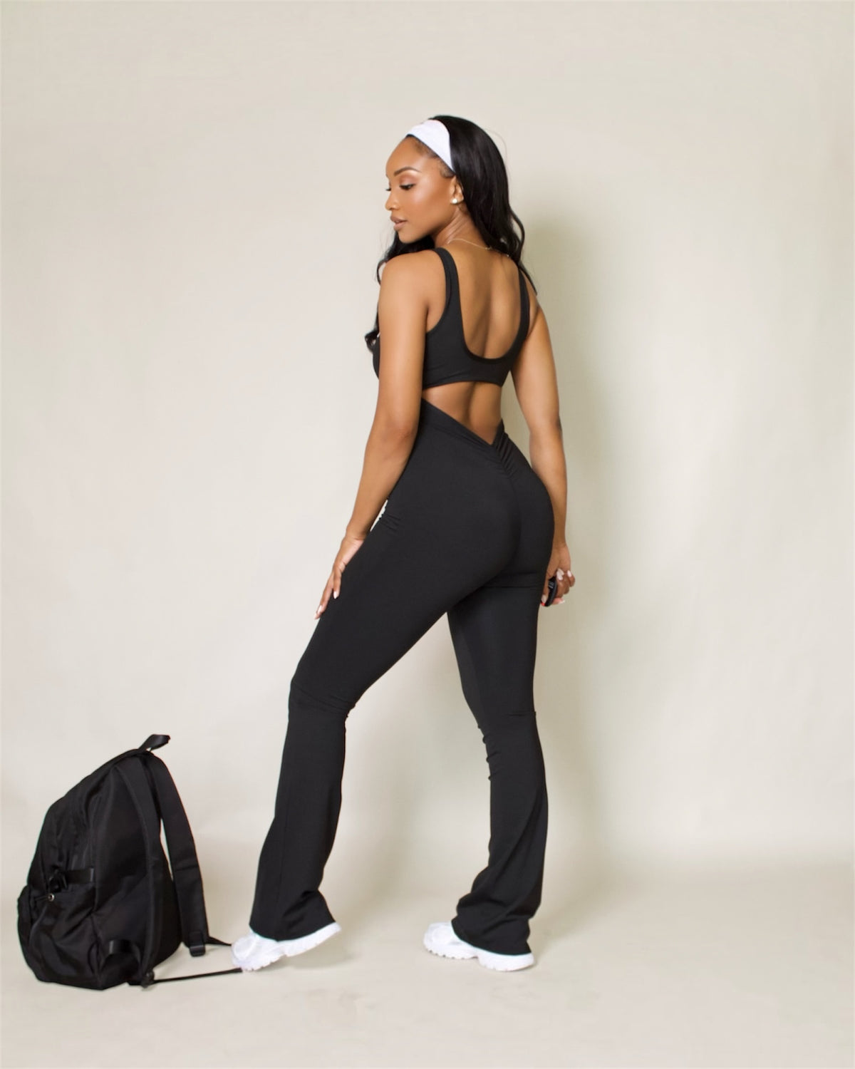 Black Backless Jumper